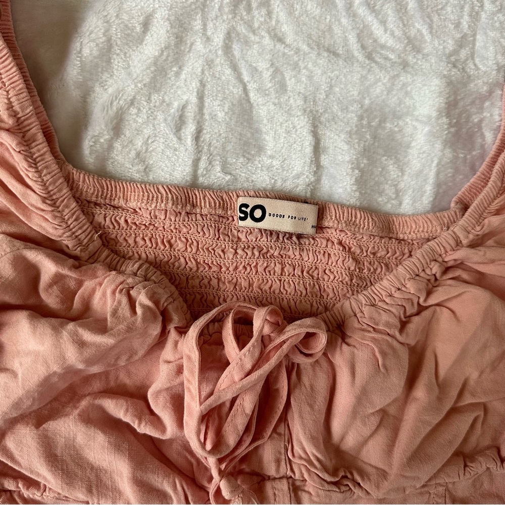 Pink Ruffle Puff Sleeve Blouse Top - Picture 3 of 5